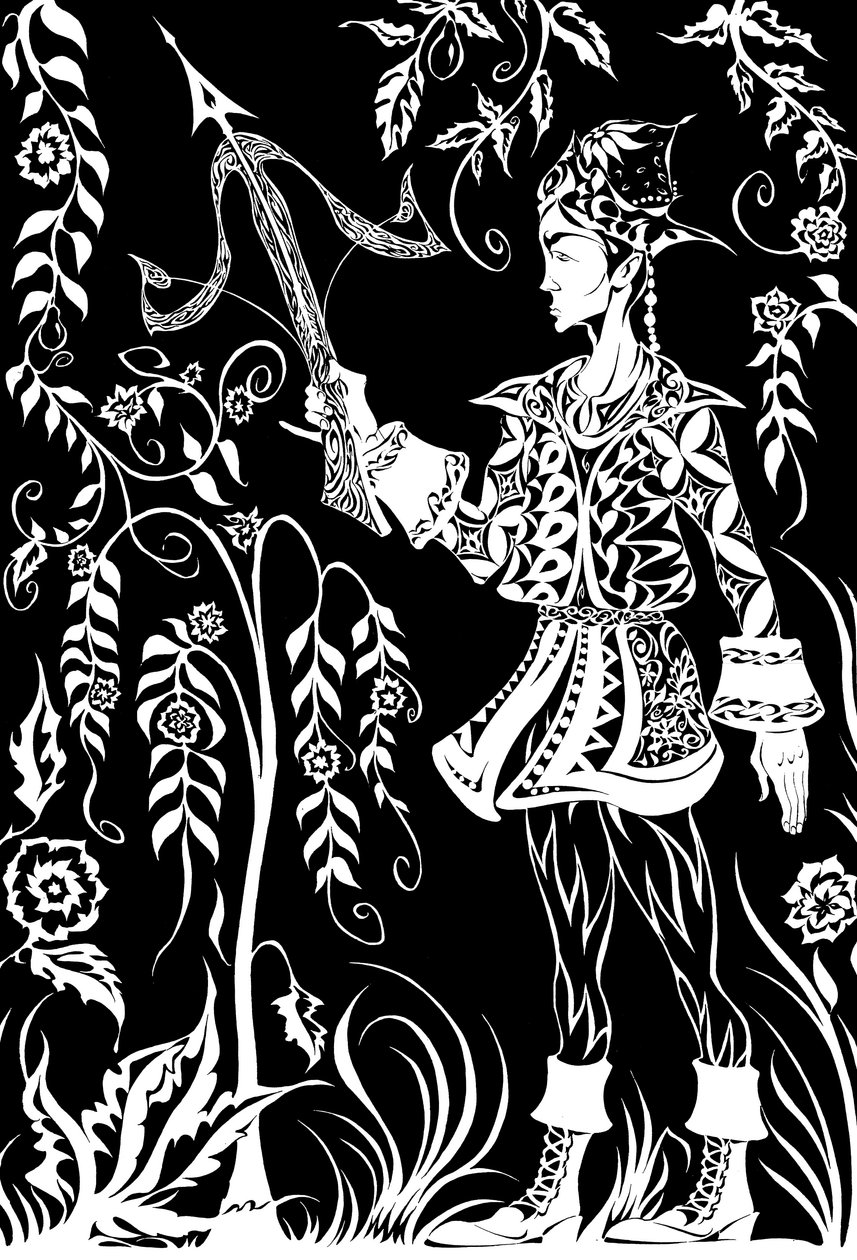 The Firebird - illustration of Prince Ivan from the 1910 ballet The Firebird by Igor Stravinsky by Neale Osborne