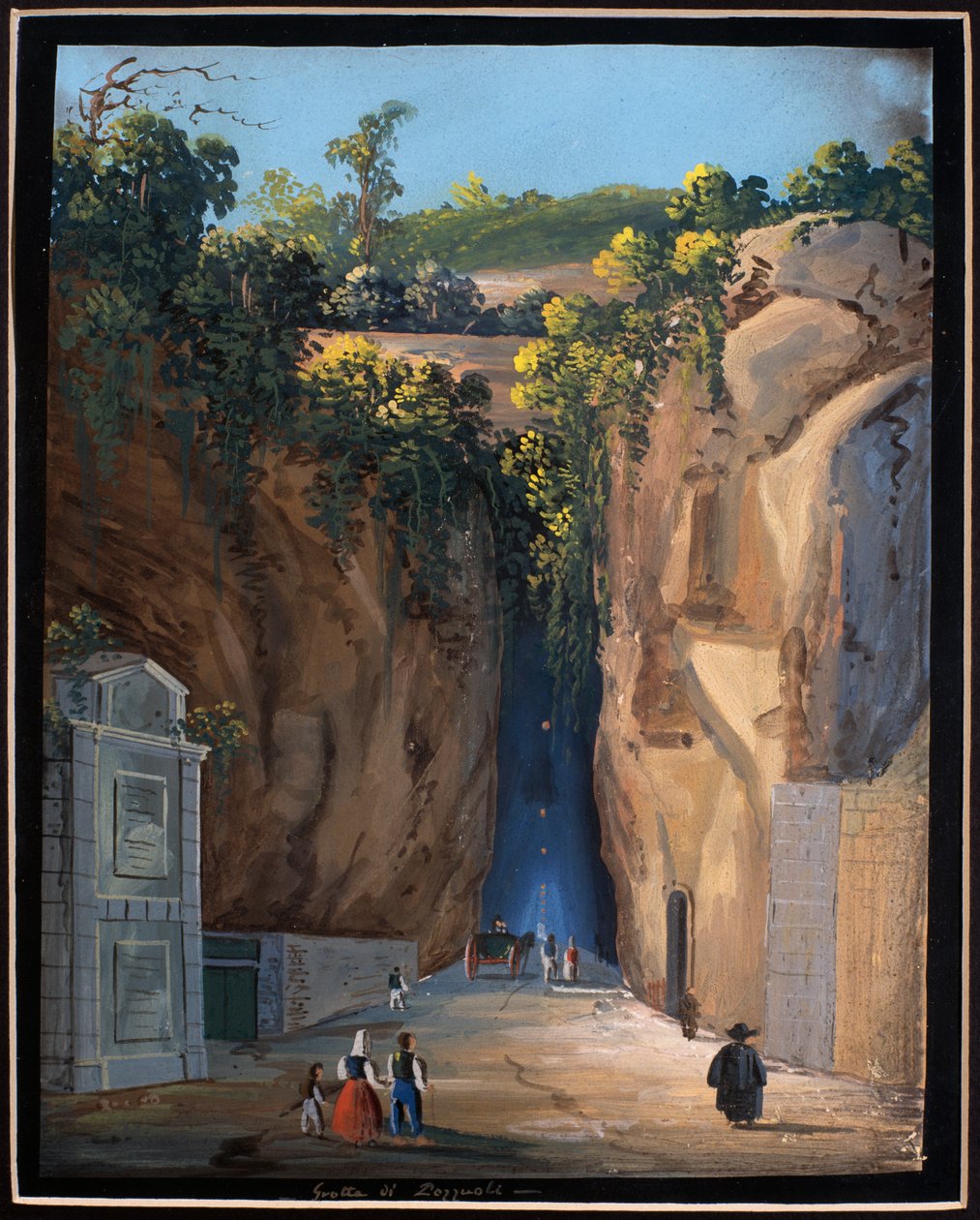 Cave in Pozzuoli by Neapolitan School