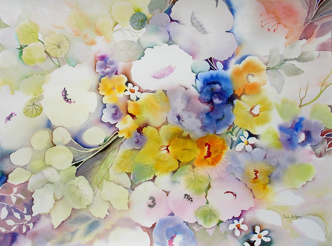Blossoms II by Neela Pushparaj