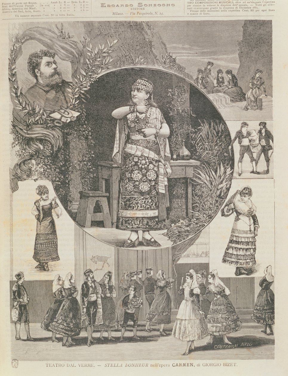 Programme for an Italian production of the opera 
