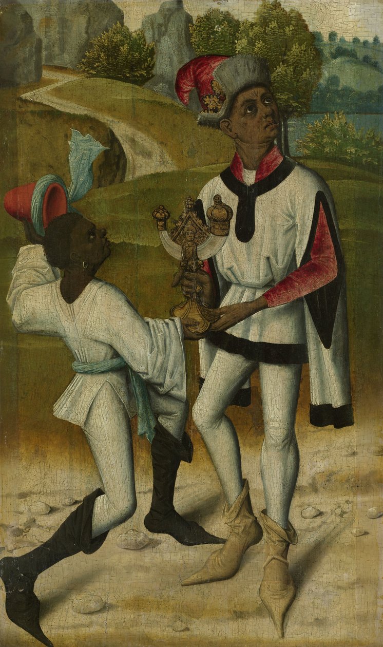 Balthazar, One of the Three Magi, with a Servant, c.1480-90 by Netherlandish School