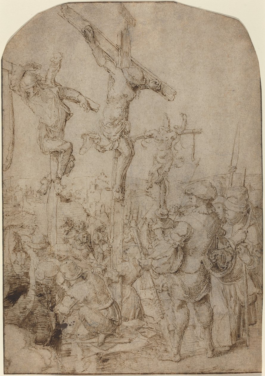 The Crucifixion by Netherlandish 16th Century