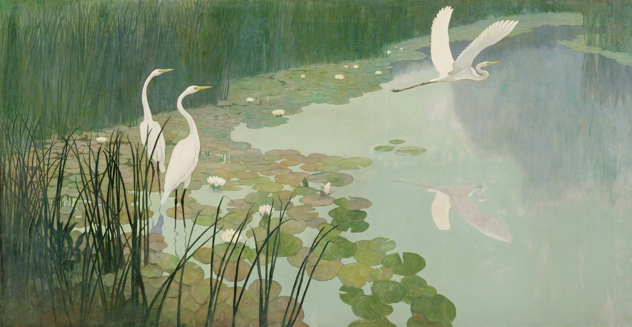 Herons in Summer, 1941 by Newell Convers Wyeth