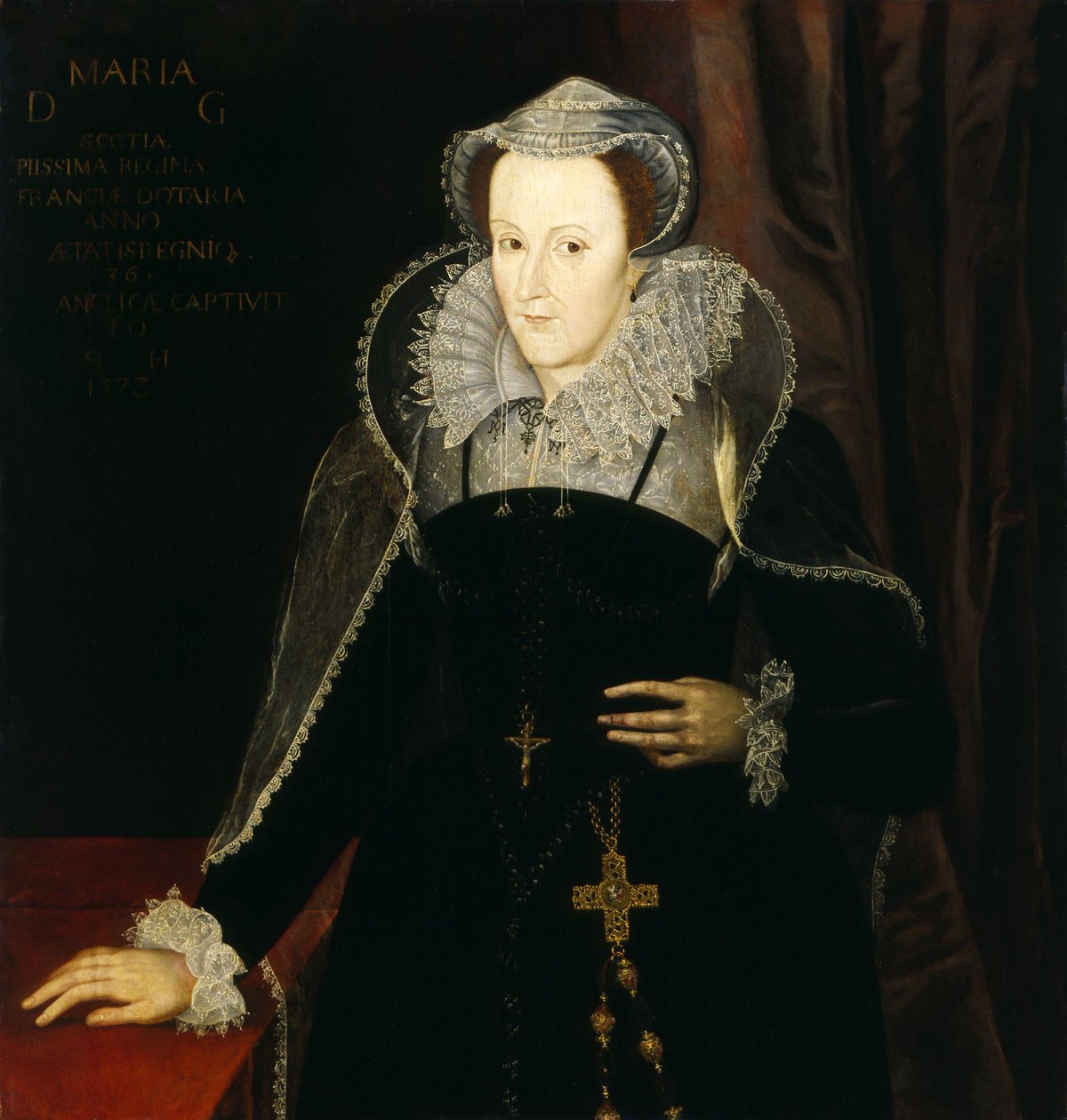 Portrait of Mary Stuart, Queen of Scots, 1578 by Nicholas Hilliard