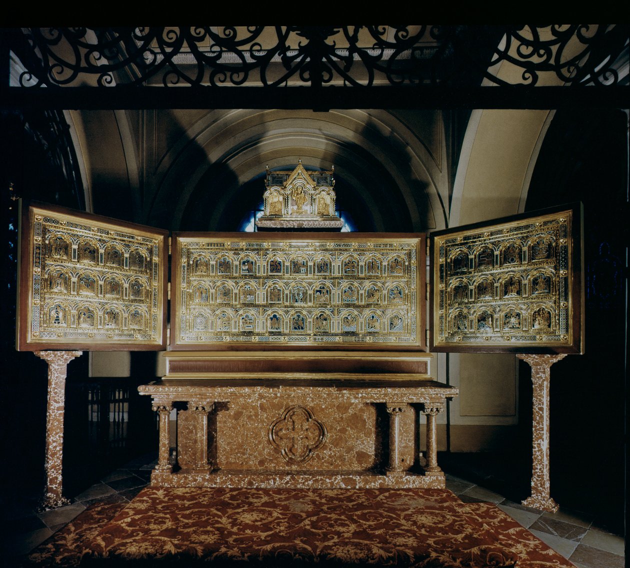 The Verduner Altar, with 51 Panels Depicting Biblical Scenes, 1181 by Nicholas of Verdun