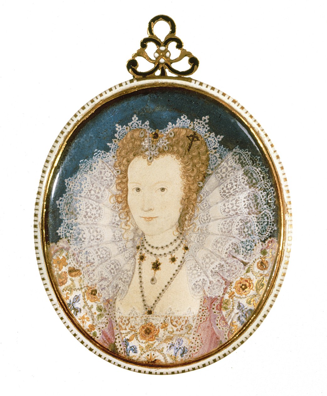 Miniature of an Unknown Lady by Nicholas Hilliard