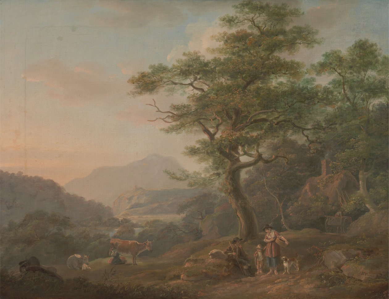 A Landscape with Figures by Nicholas Pocock