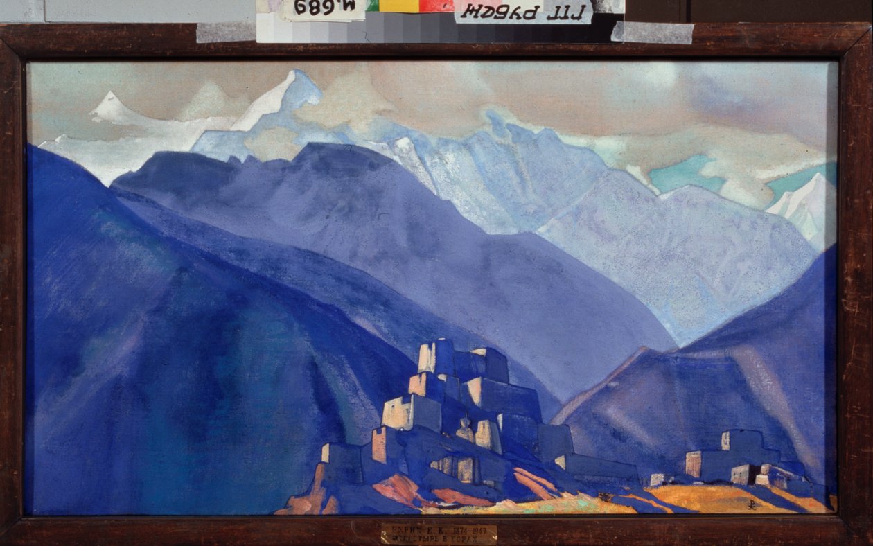 A Monastery in the Himalayas by Nicholas Roerich