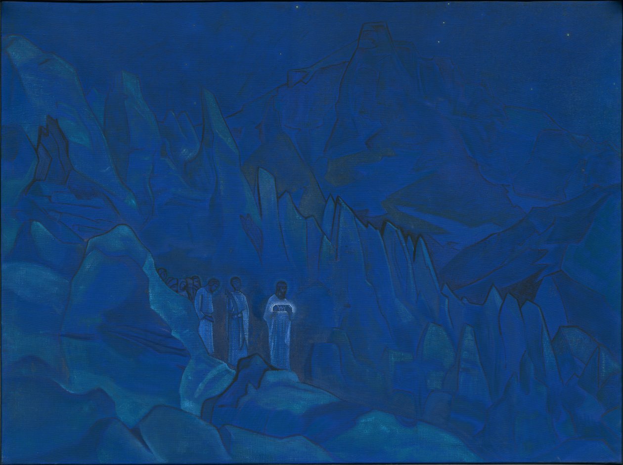 Burning of Darkness ("His Country" series) by Nicholas Roerich