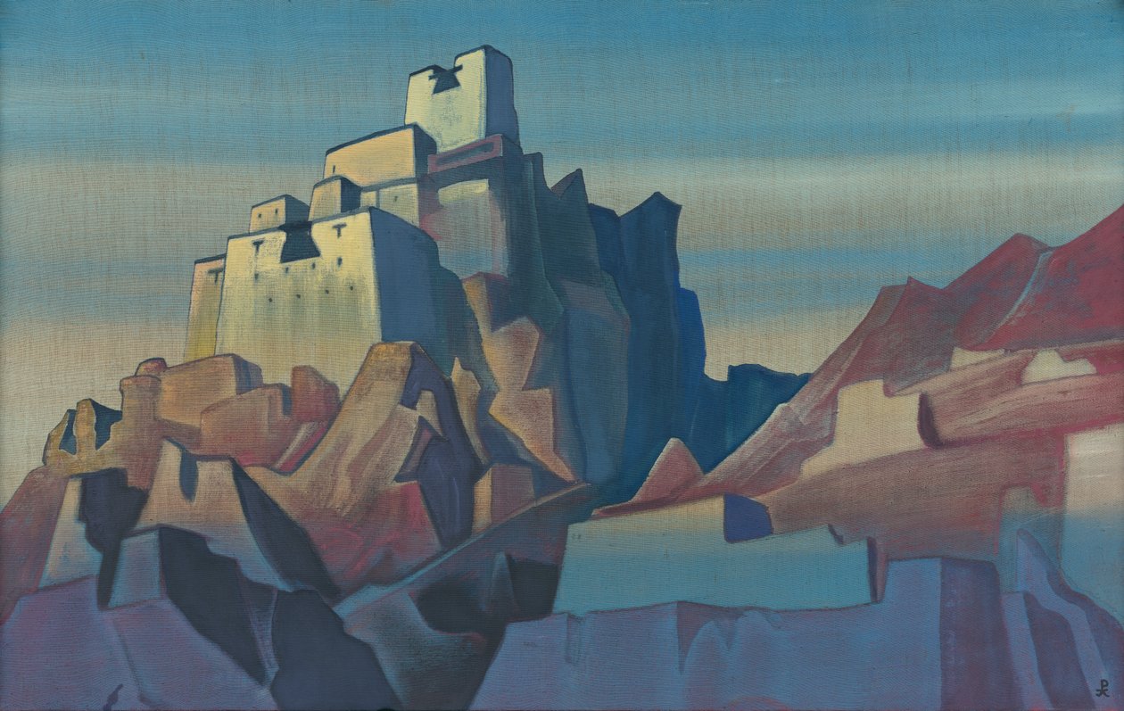 Castle in Ladakh by Nicholas Roerich