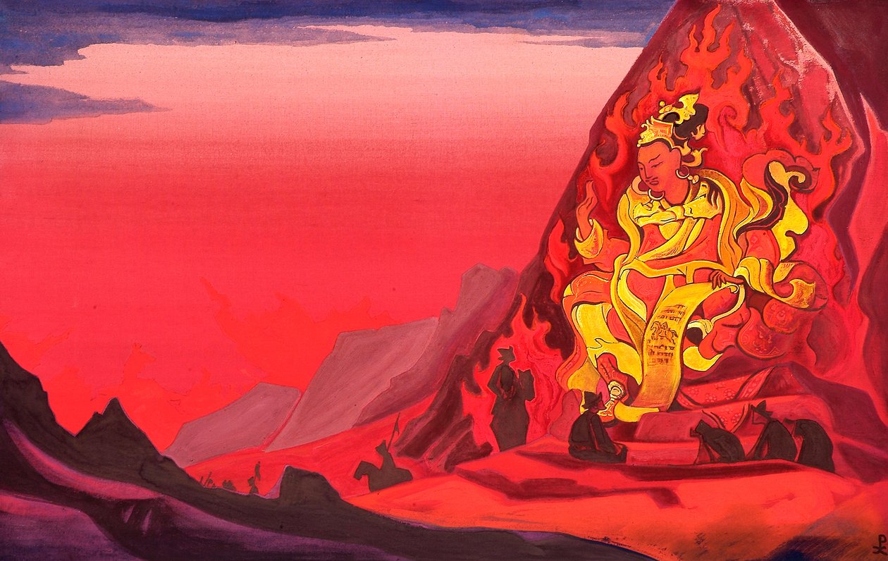 Command of Rigden Djapo, 1933 by Nikolai Konstantinowitsch Roerich