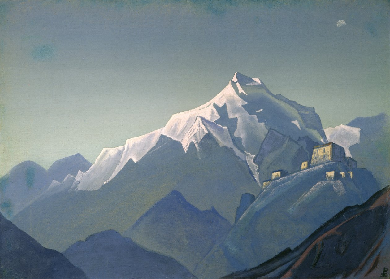 Tibet: A Monastery by Nicholas Roerich