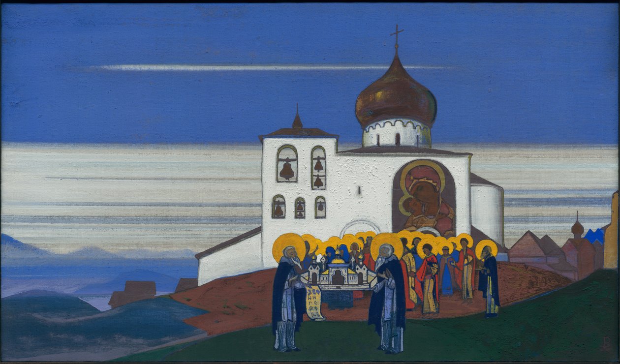 Zvenigorod by Nicholas Roerich