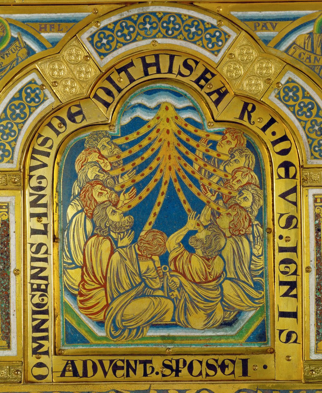 Pentecost from the Verdun Altar by Nicholas of Verdun