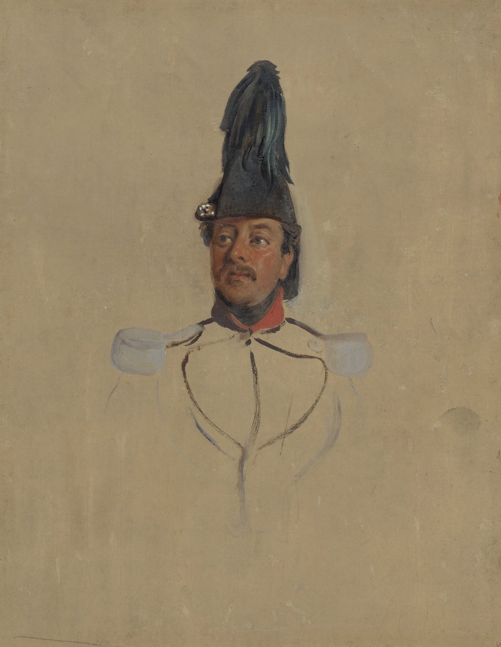 Portrait Study of Captain T.S. Nabal by Nicolaas Pieneman
