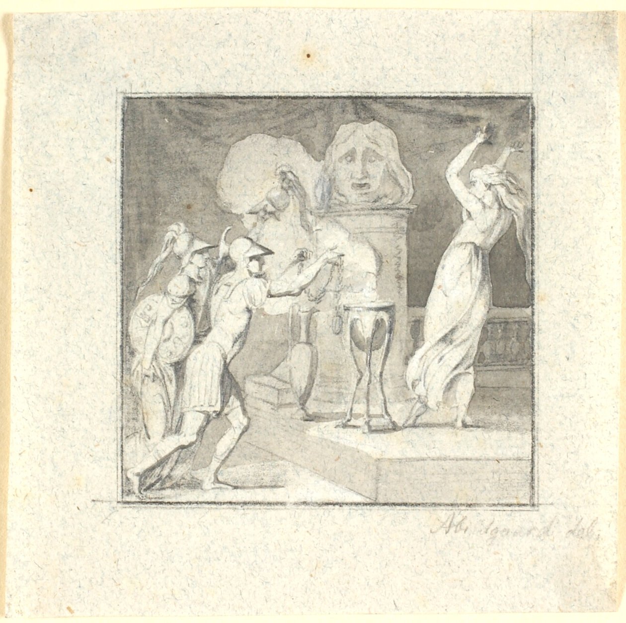 Sacrificial Scene by Nicolai Abildgaard