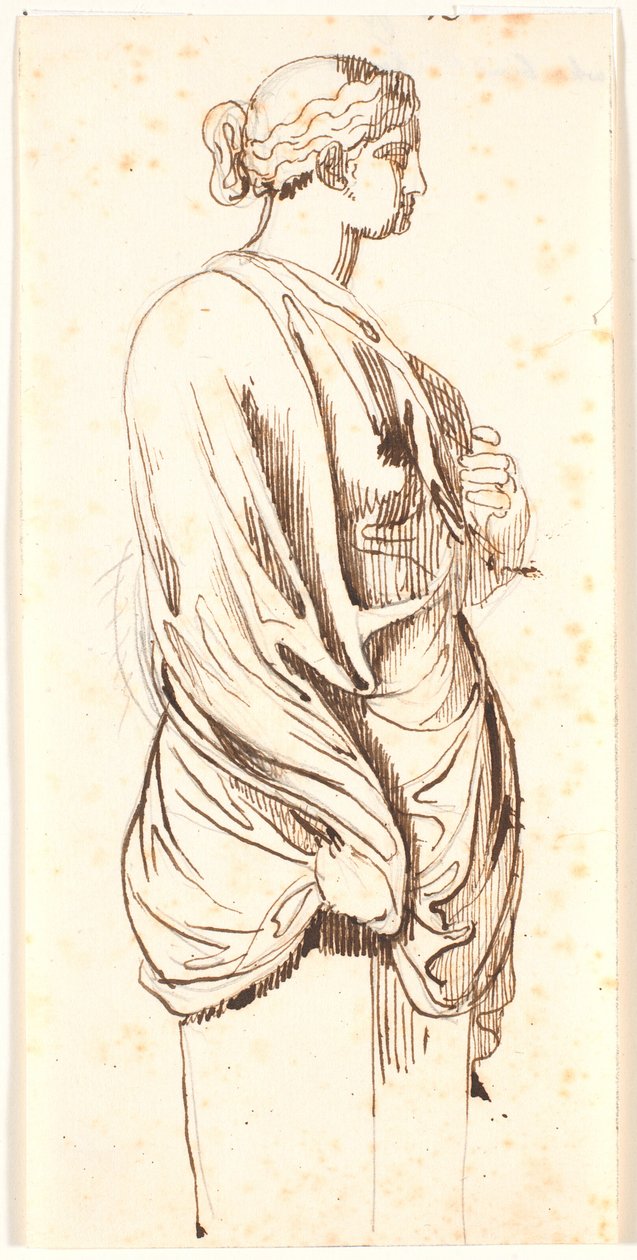 Study of a Female Herm in Profile by Nicolai Abildgaard