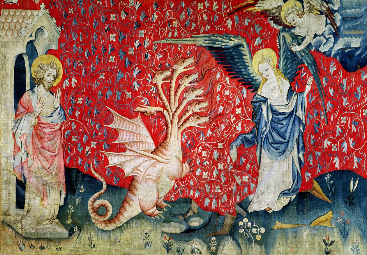 The Woman Receiving Wings to Flee the Dragon, no.37 from 