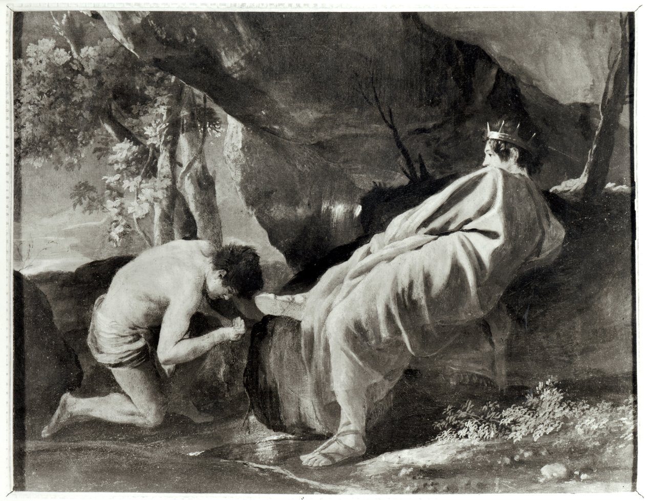 Midas at the Source of the River Pactolus by Nicolas Poussin