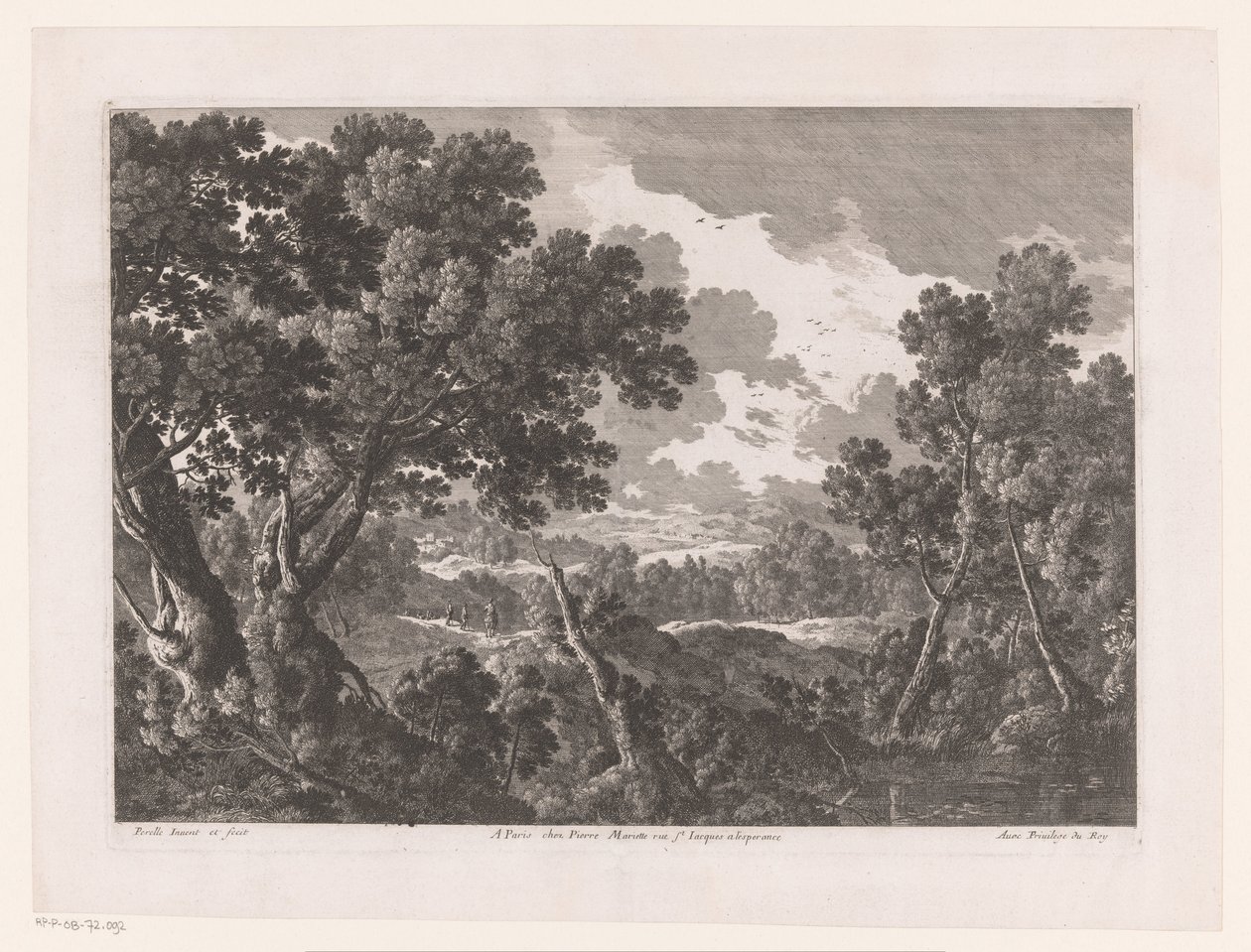 Landscape with Trees by Nicolas Perelle