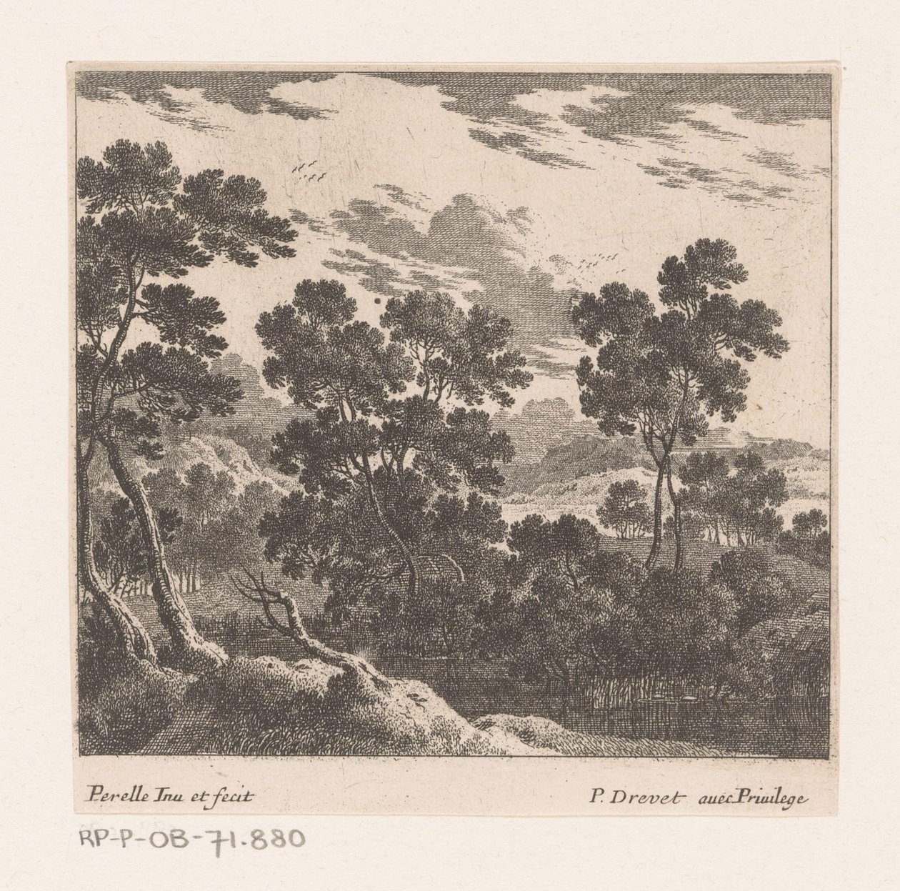 Landscape with Trees by Nicolas Perelle