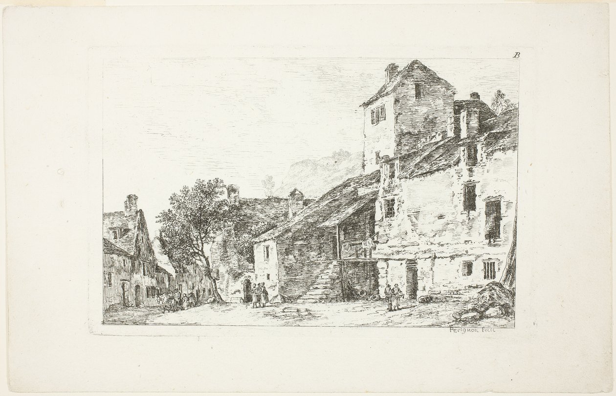 Landscape, from Second Notebook of Landscapes by Nicolas Perignon