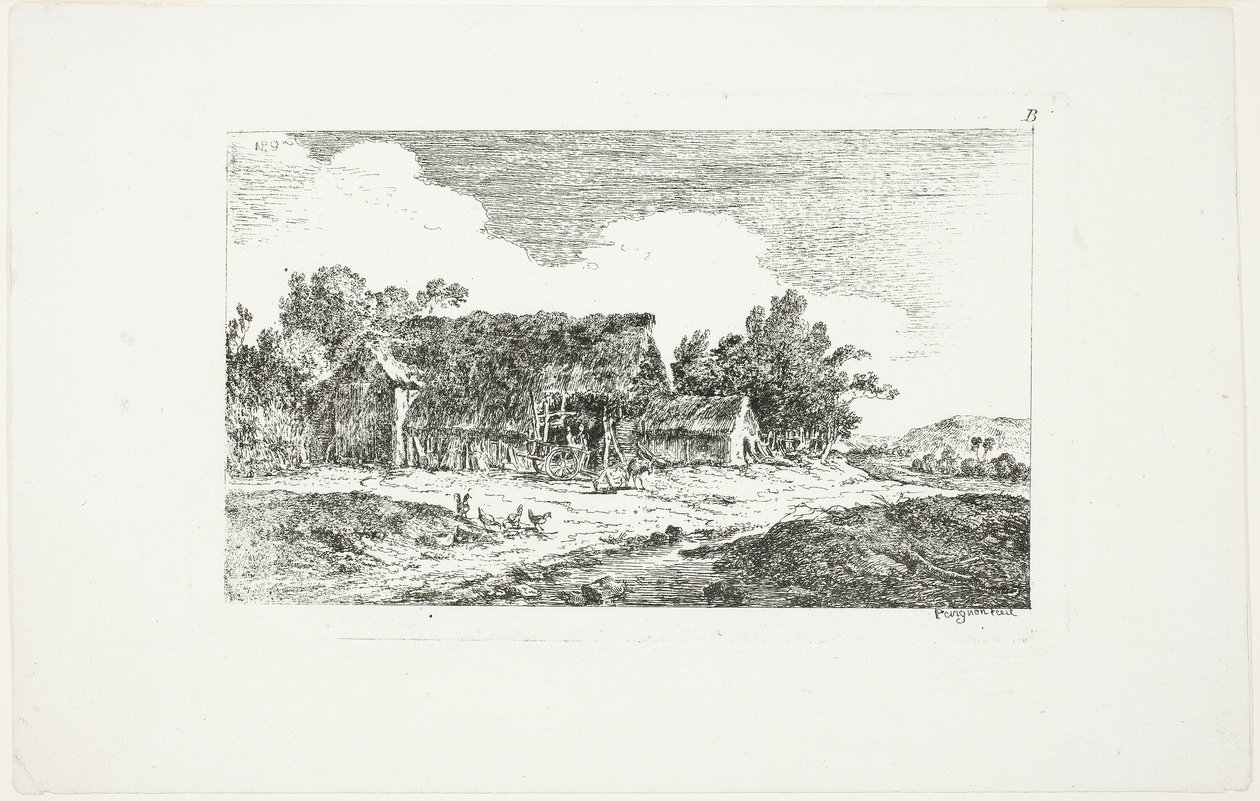 Landscape, from Second Notebook of Landscape by Nicolas Perignon