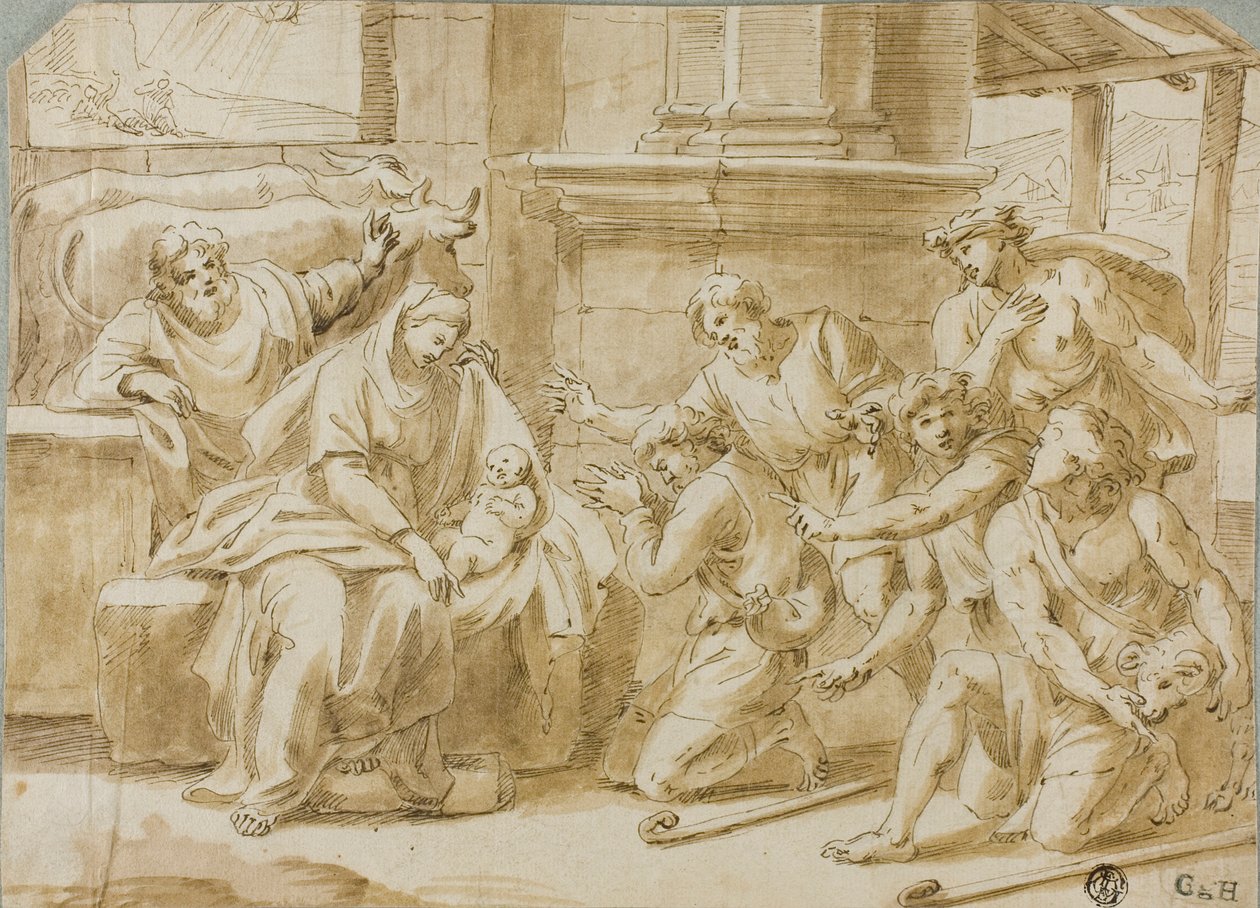 Adoration of the Shepherds by Nicolas Poussin