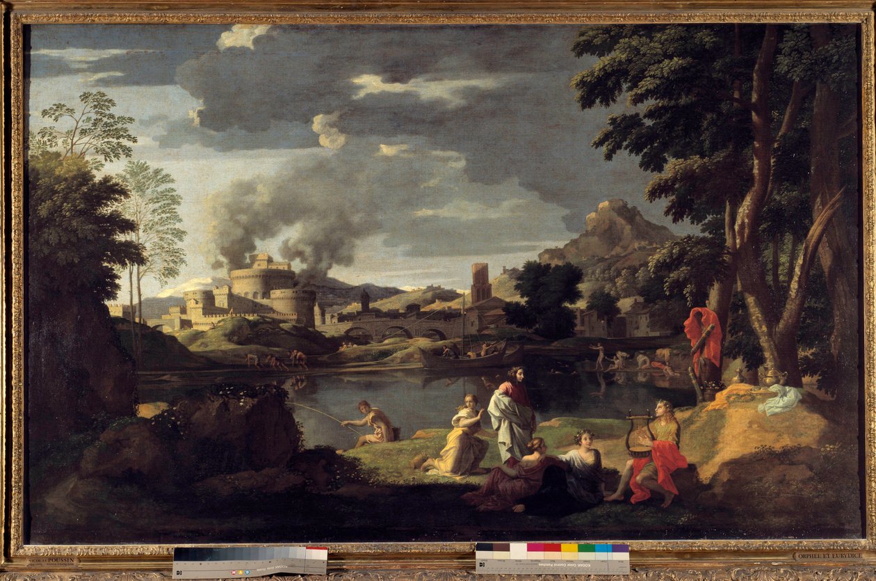 Orpheus and Eurydice by Nicolas Poussin