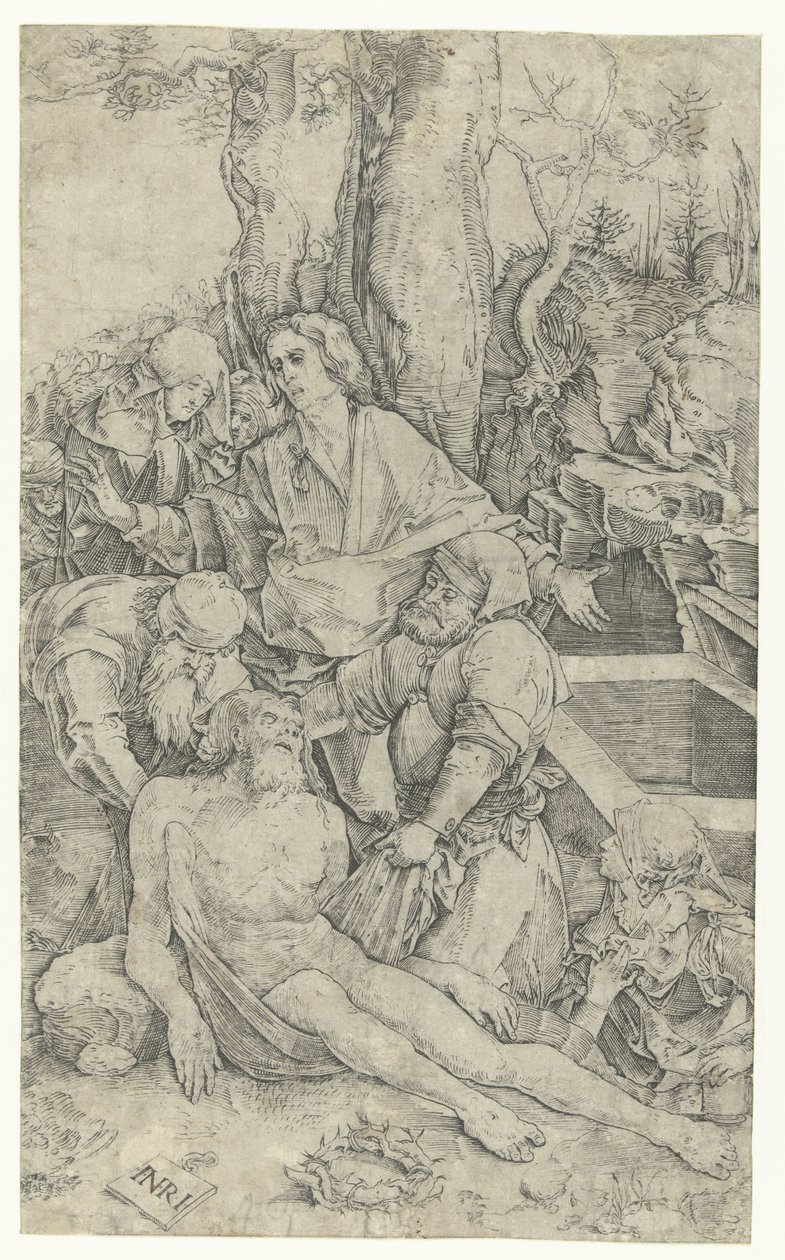 The Entombment of Christ by Nicoletto da Modena (attributed to)
