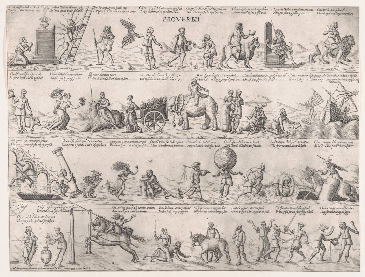 Proverbi Proverbs by Nicolo Nelli