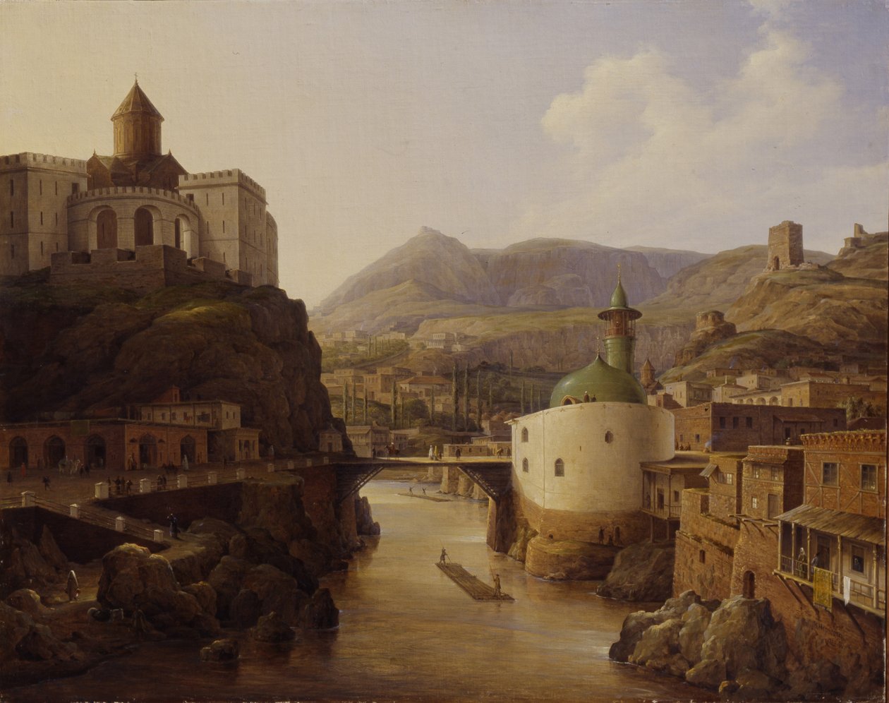 View of Tiflis, 1839 by Nikanor Grigoryevich Chernetsov