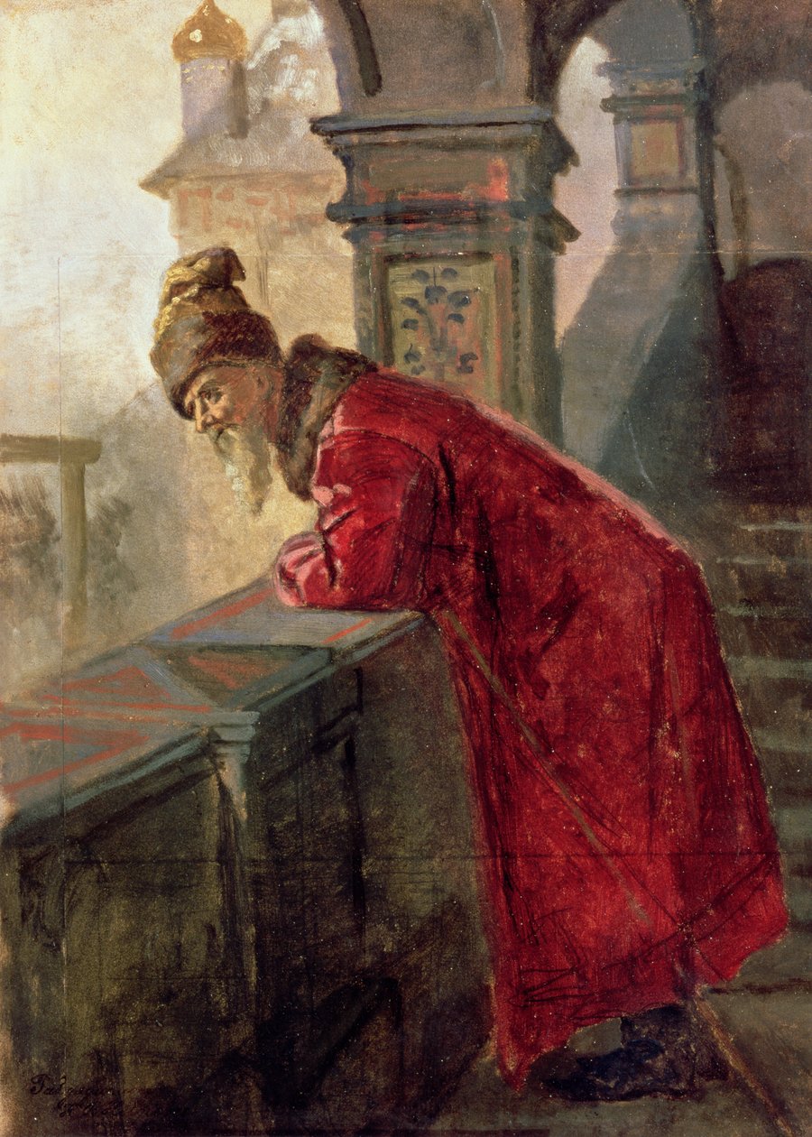 Boyar on the Porch by Nikolai Vasilievich Nevrev