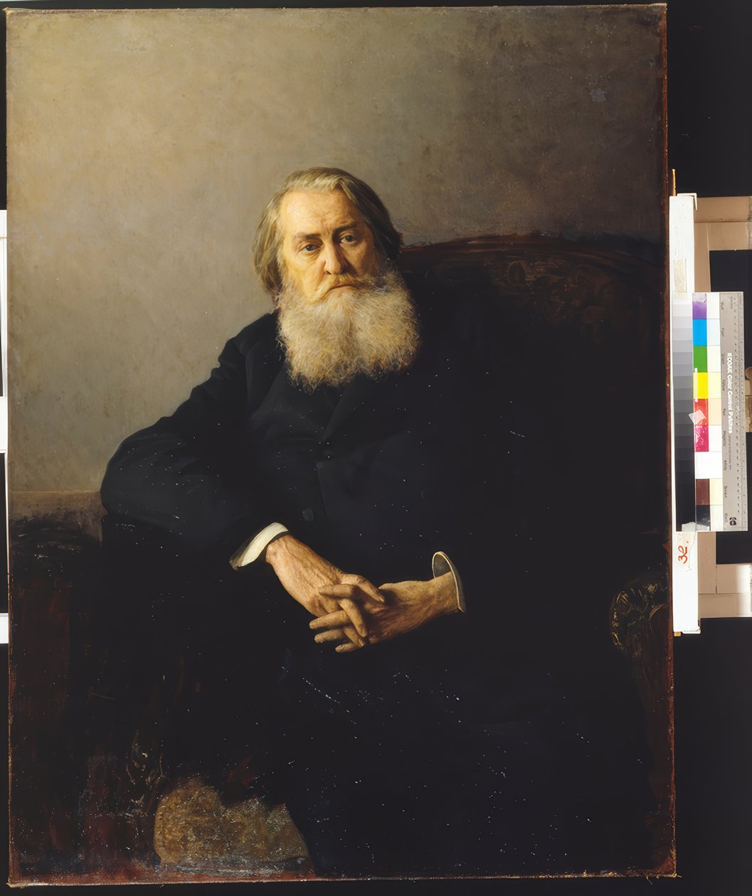 Alexei Nikolayevich Pleshcheyev by Nikolai Alexandrowitsch Jaroschenko