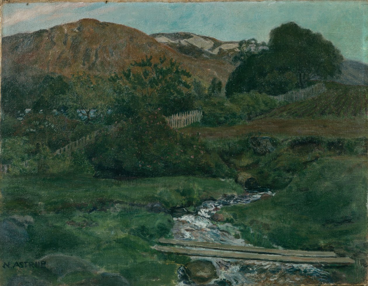 Bright Night in Jolster, c.1907 by Nikolai Astrup