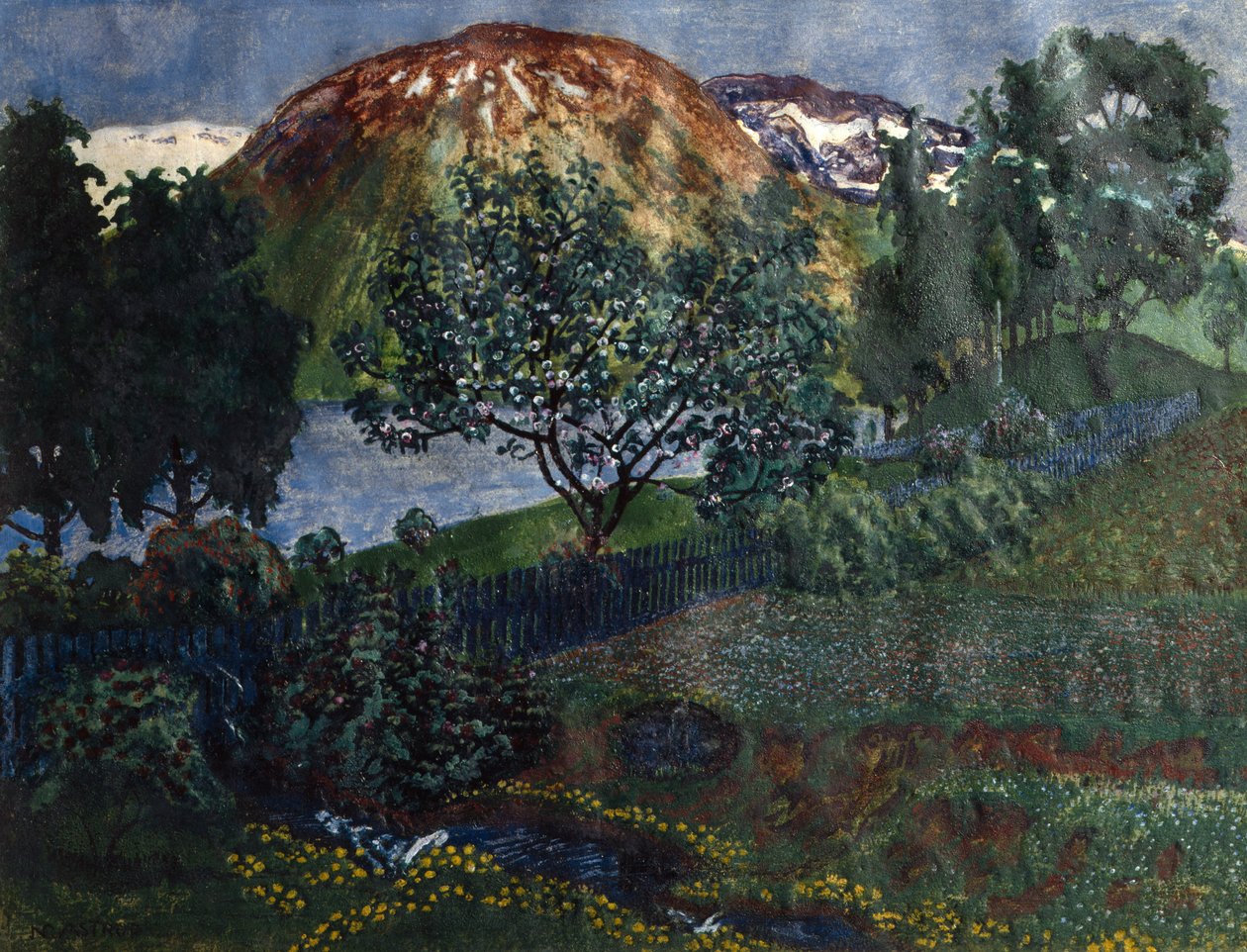 June Night in the Garden by Nikolai Astrup