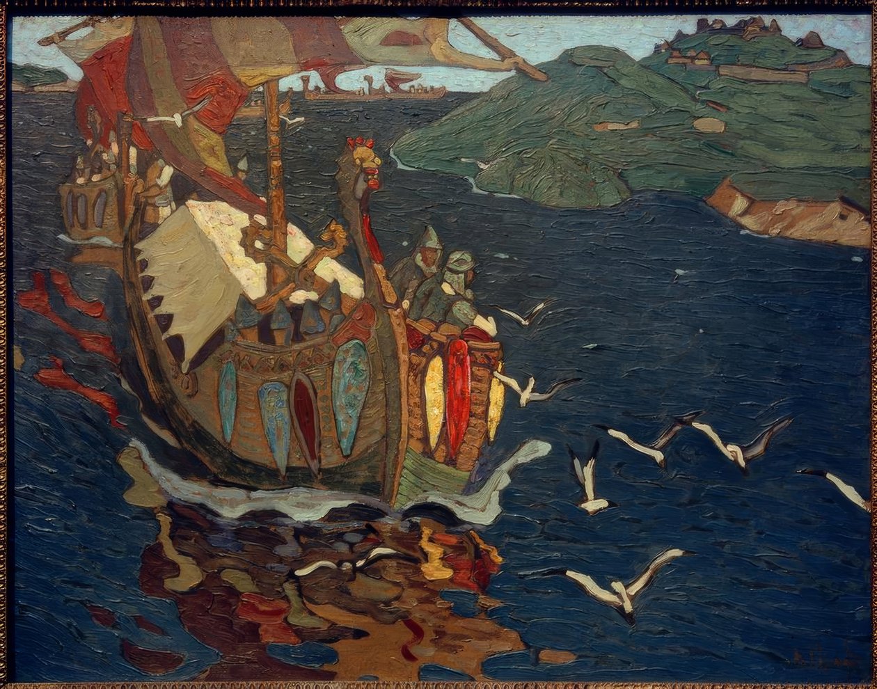 Foreign Merchants by Nikolai Konstantinowitsch Roerich