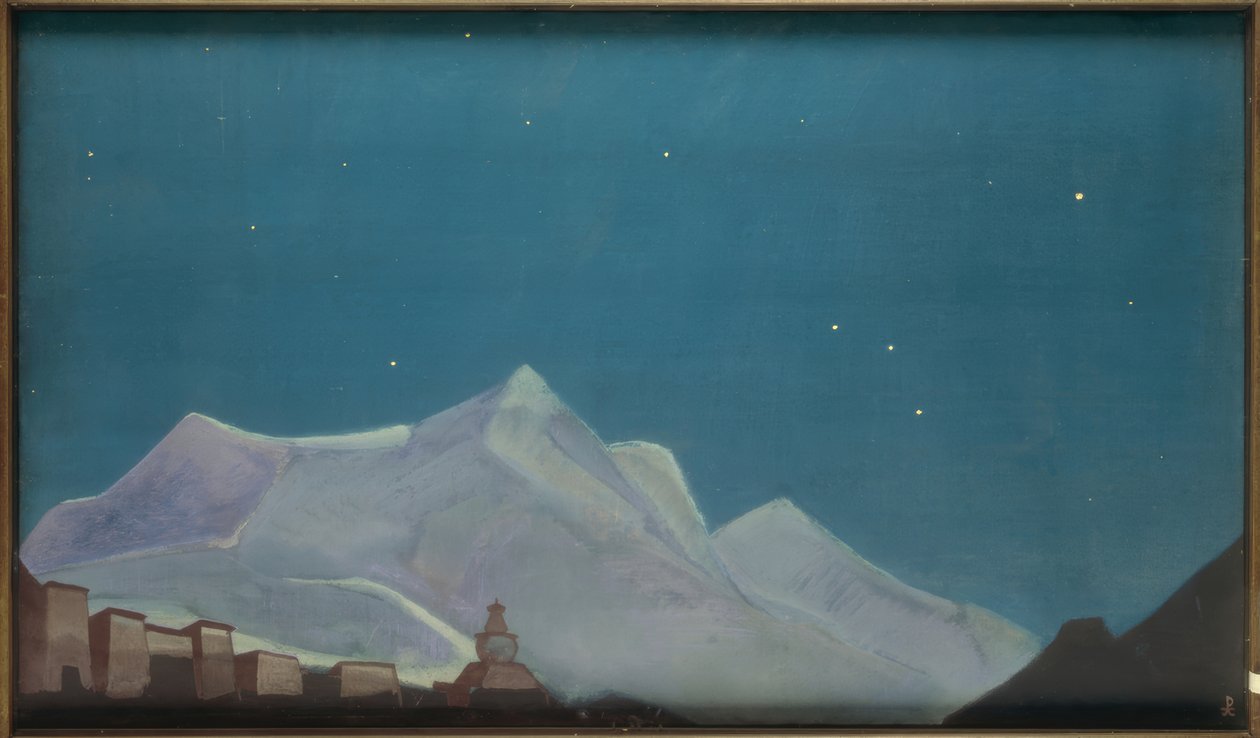 Hemis, Monastery / Painting by N.K.Roerich by Nikolai Konstantinowitsch Roerich