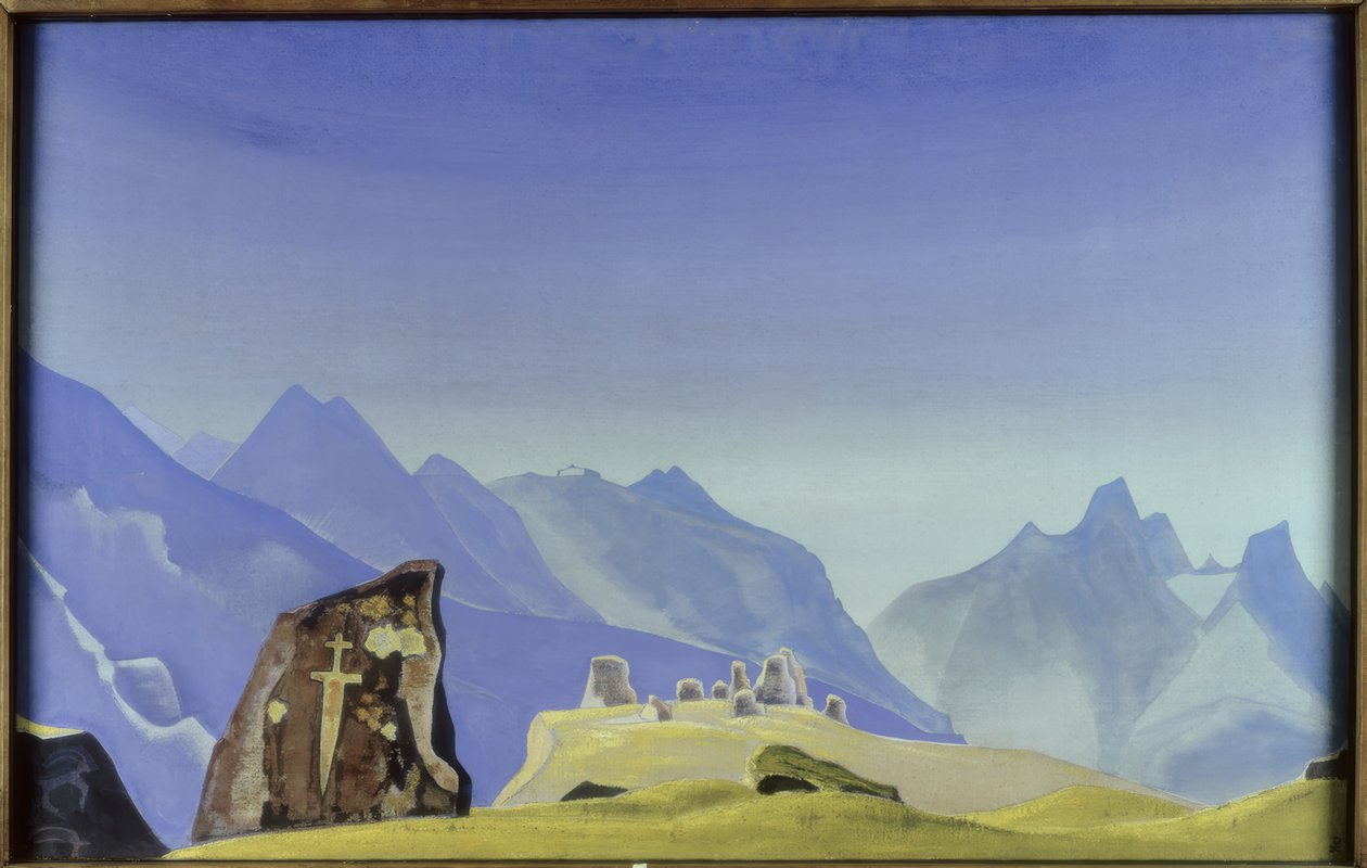 N.K. Roerich, The Sword of Gessar Khan by Nikolai Konstantinowitsch Roerich