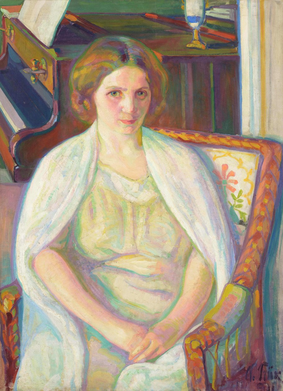 Portrait of Alviina Hyllestedt by Nikolai Triik
