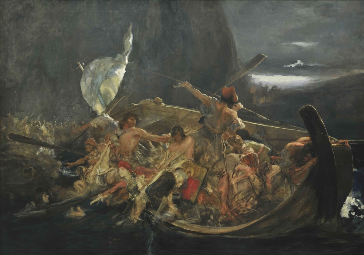 After the Catastrophe of Psara by Gyzis Nikolaos