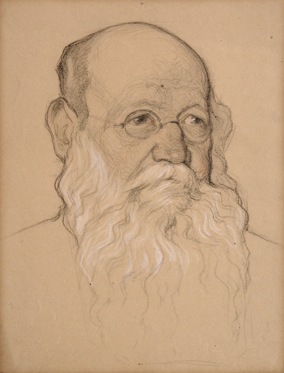 Piotr Kropotkin, 1920-21 by Nikolay 1873 1932 Andreyev