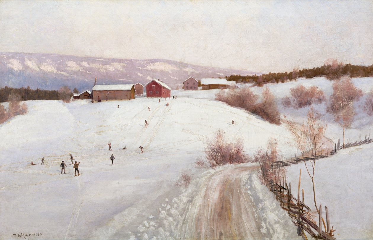 Winter in Norway by Nils Hansteen