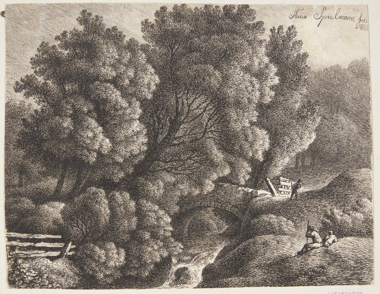 Landscape with a Stream by Nina Spielmann
