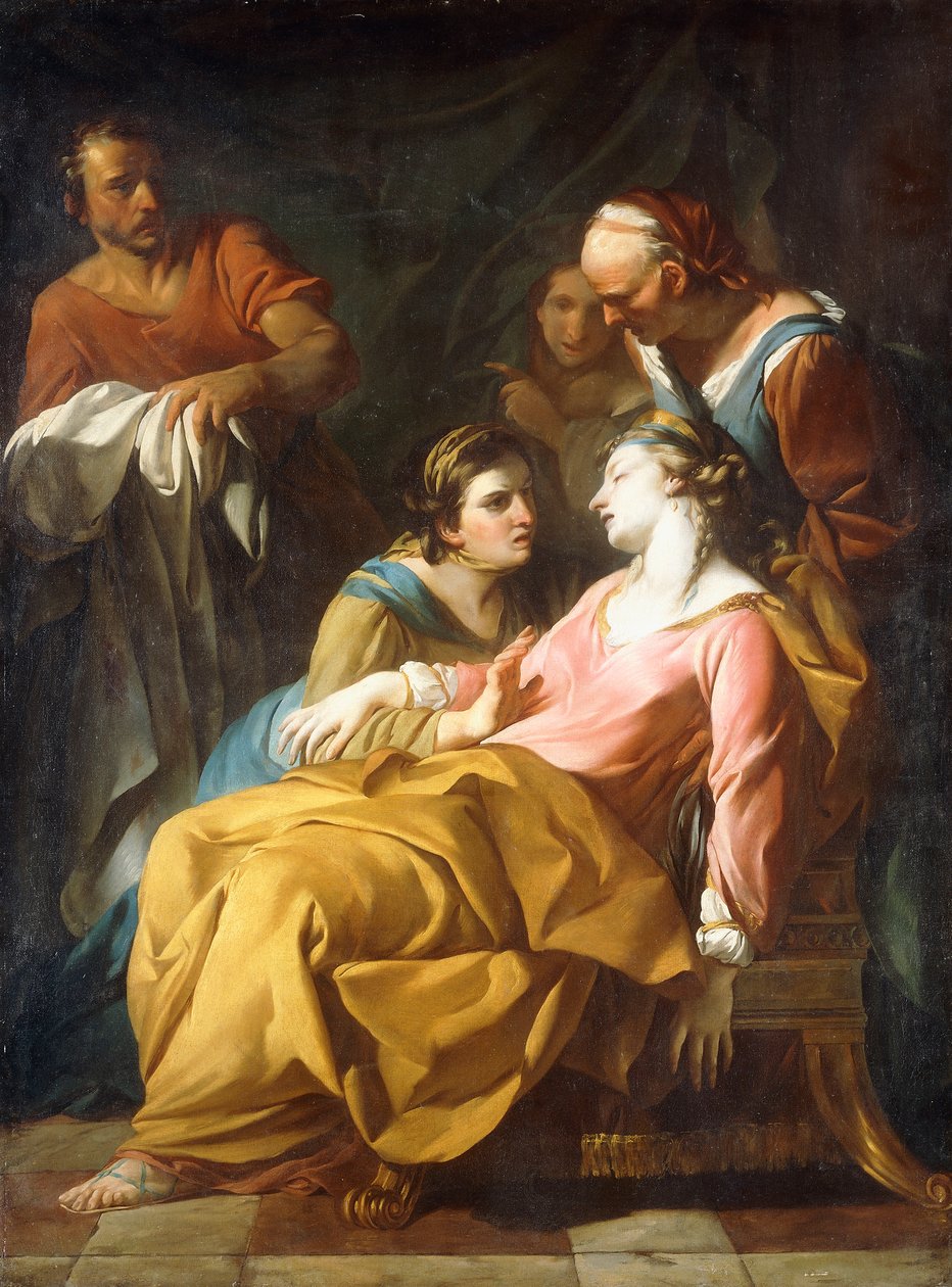 Phaedra receiving the News of Hippolytus