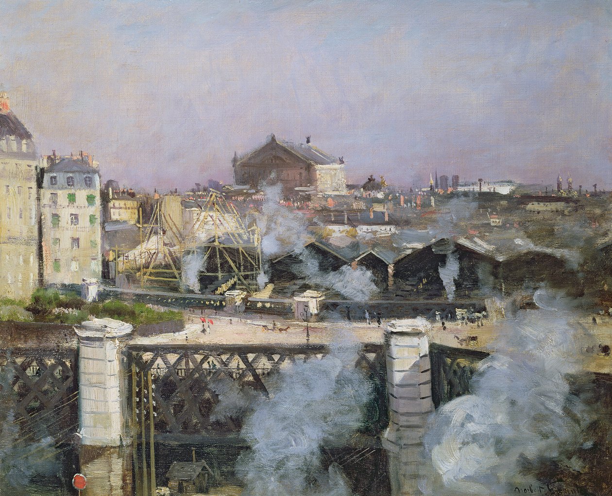 The Bridge of Europe by Norbert Goeneutte