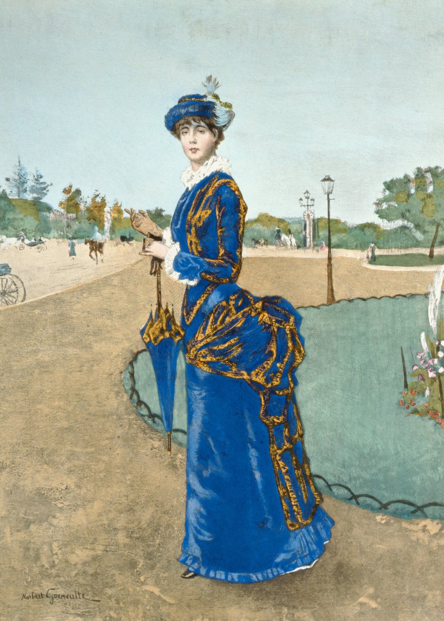 October, c.1880 by Norbert Goeneutte