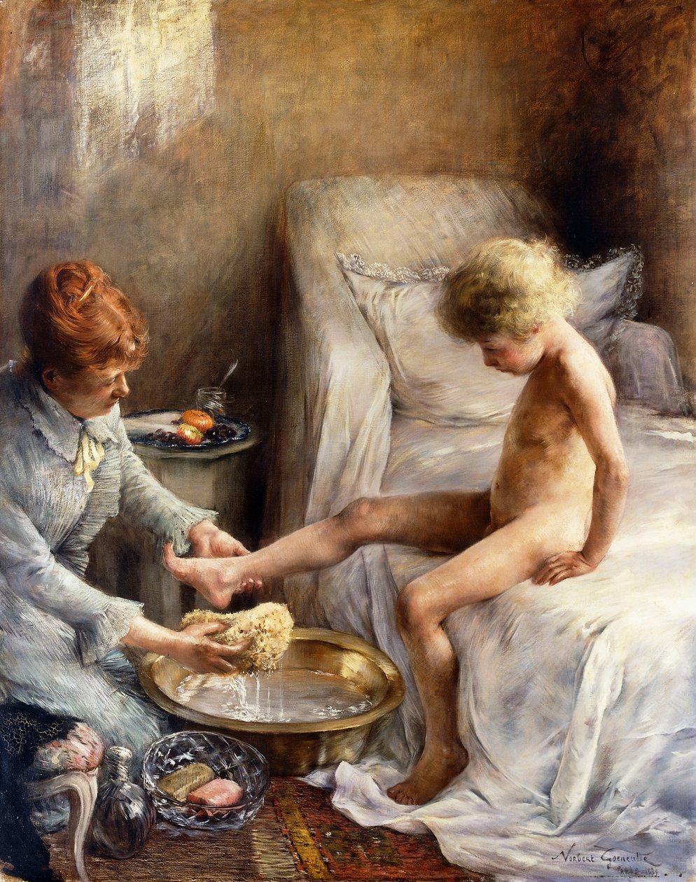 La Toilette of Jean Guerard by Norbert Goeneutte