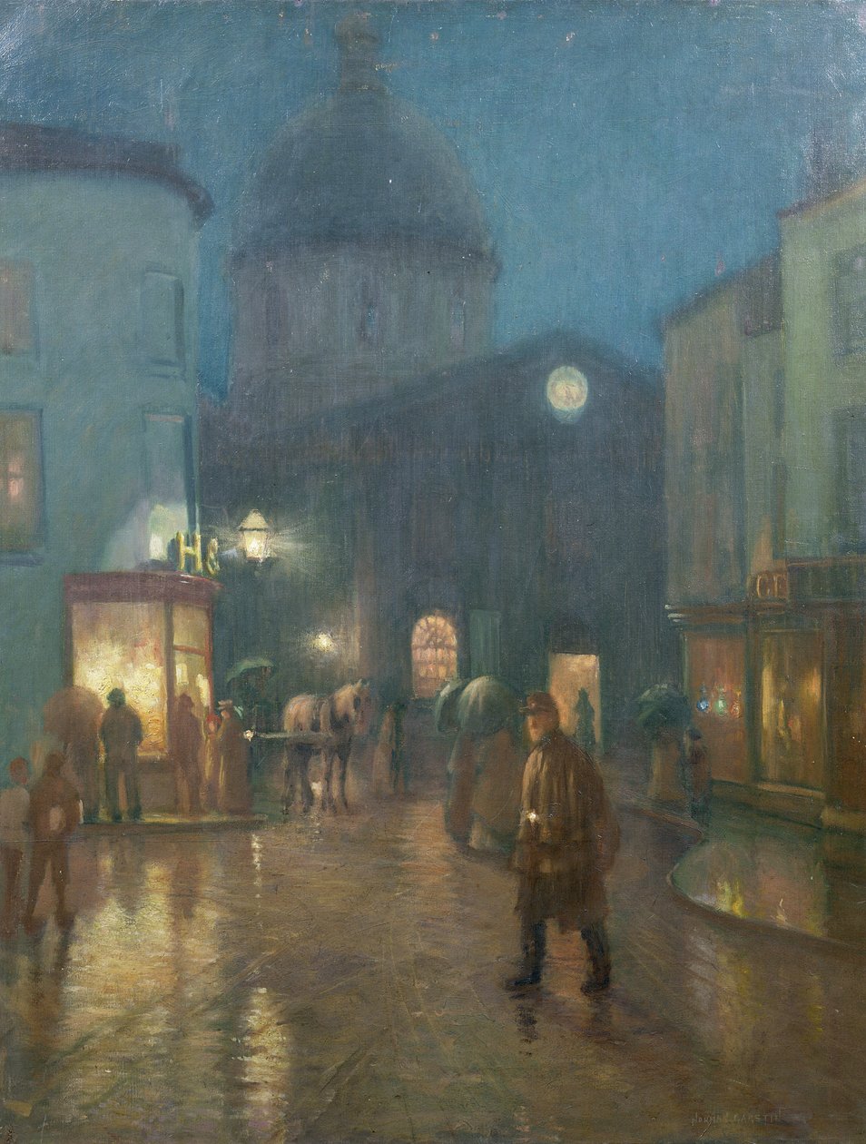 A Steady Drizzle by Norman Garstin