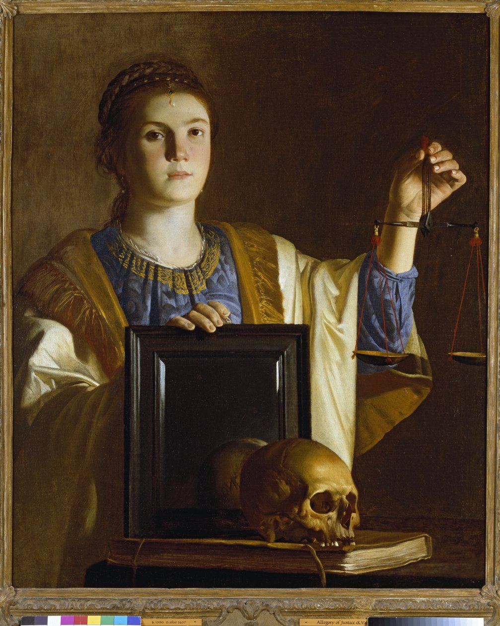 Truth Presenting a Mirror to the Vanities of the World, c.1620-1630 by Northern European School